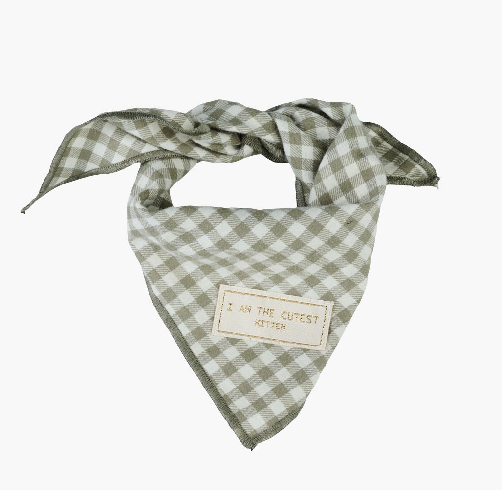 Bandana olivengrønn - 25x50 cm olivengrønn - 1