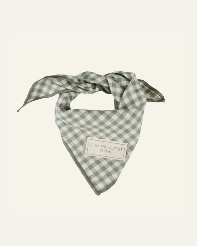 Bandana olivengrønn - 25x50 cm olivengrønn - 1