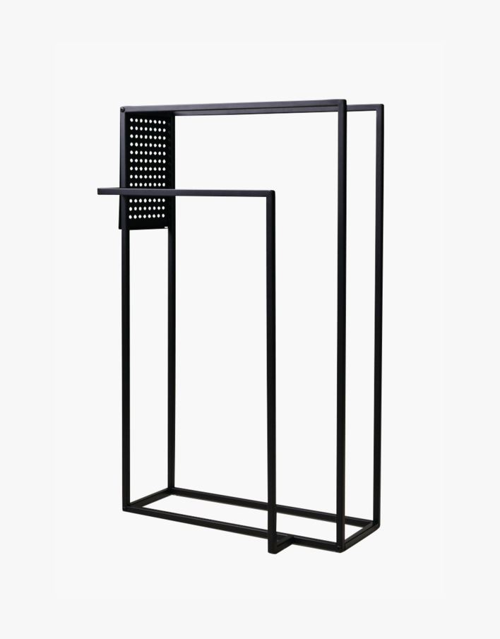 Håndkleholder svart - 45x75x23 cm svart - 1