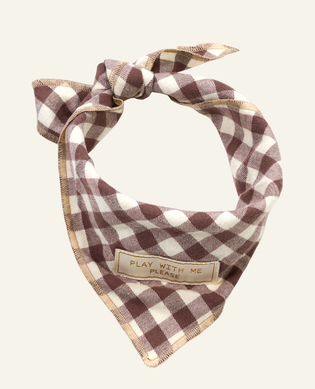 Bandana brun - 65x32 cm olivengrønn - 1