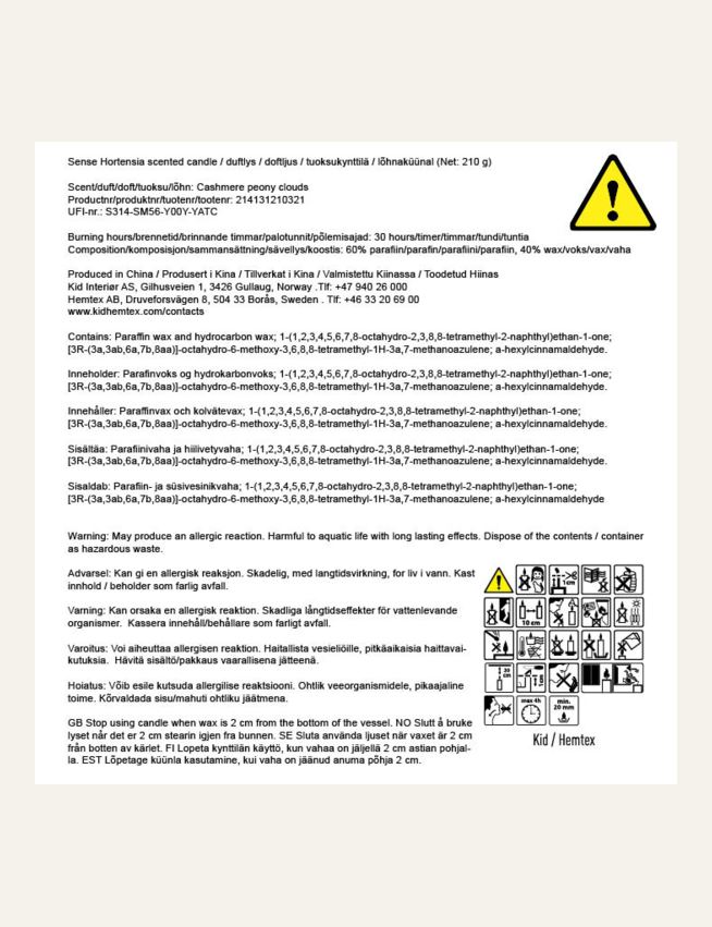 Duftlys multi hvit - 2