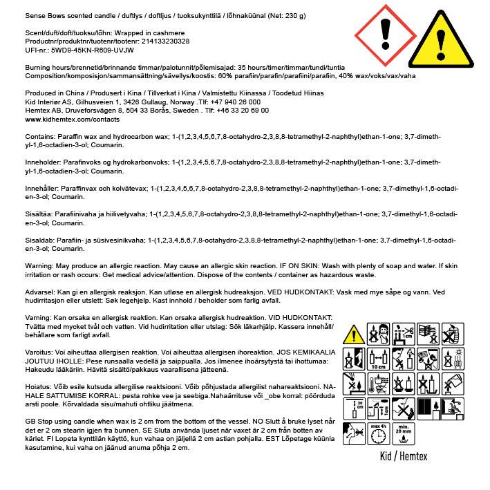 Duftlys multi blå - 2