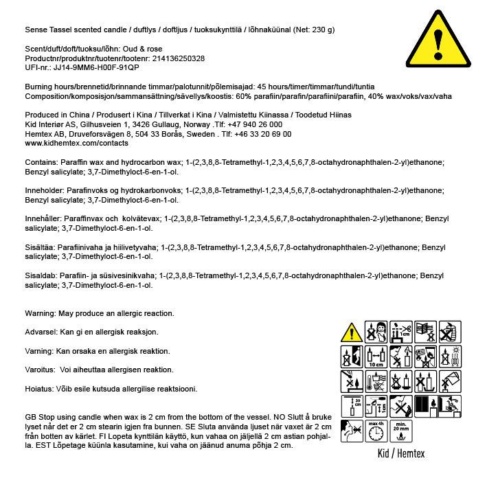 Duftlys multi blå - 2