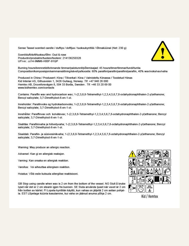 Duftlys multi blå - 2