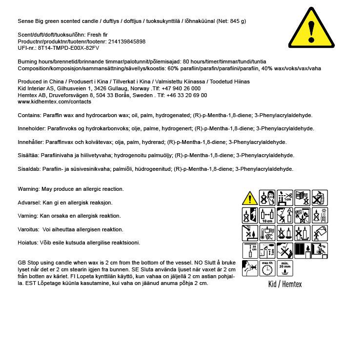 Duftlys mørk grønn - 2