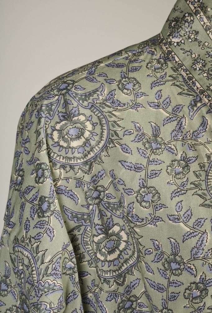 Kimono olivengrønn - 4