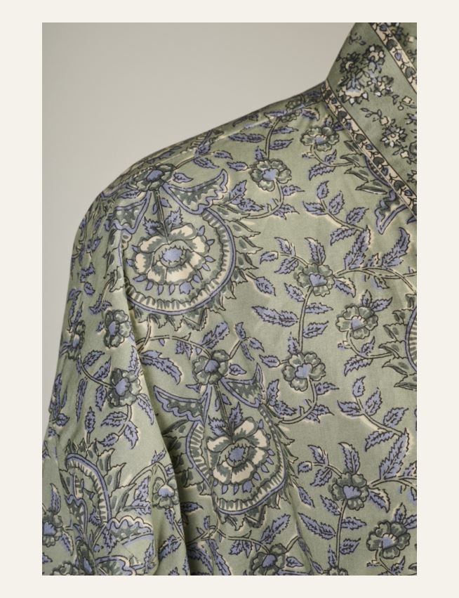 Kimono olivengrønn - 4