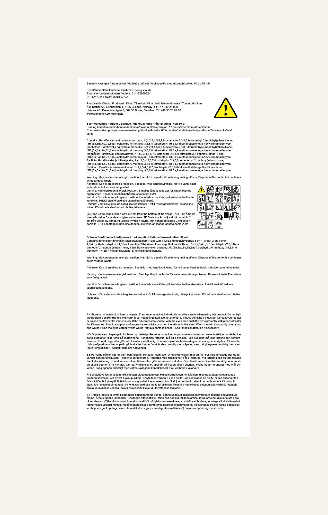 Duftsett multi hvit - 2