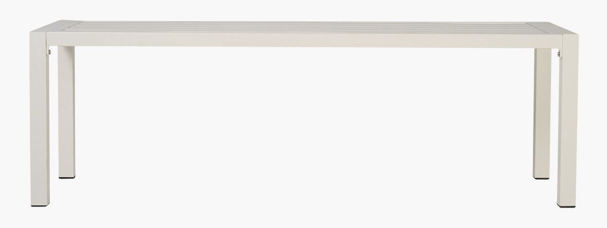 Hagebenk offwhite - 132x40x42,5 cm offwhite - 1