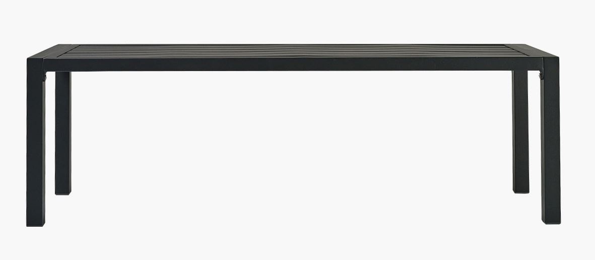 Hagebenk svart - 132x40x42,5 cm svart - 1