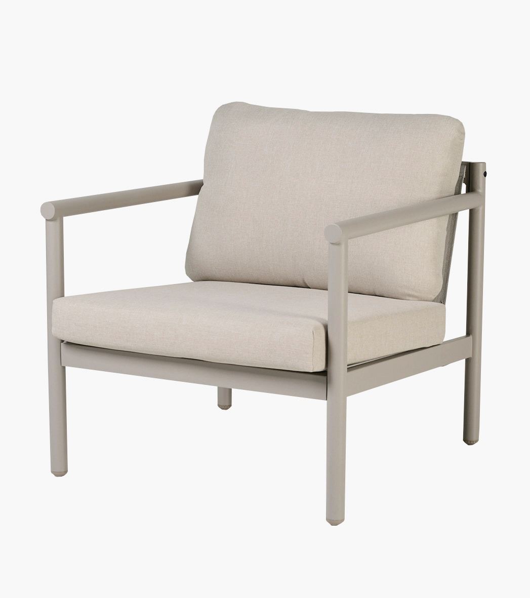 Loungestol taupe - 71x77x66,5 cm taupe - 1