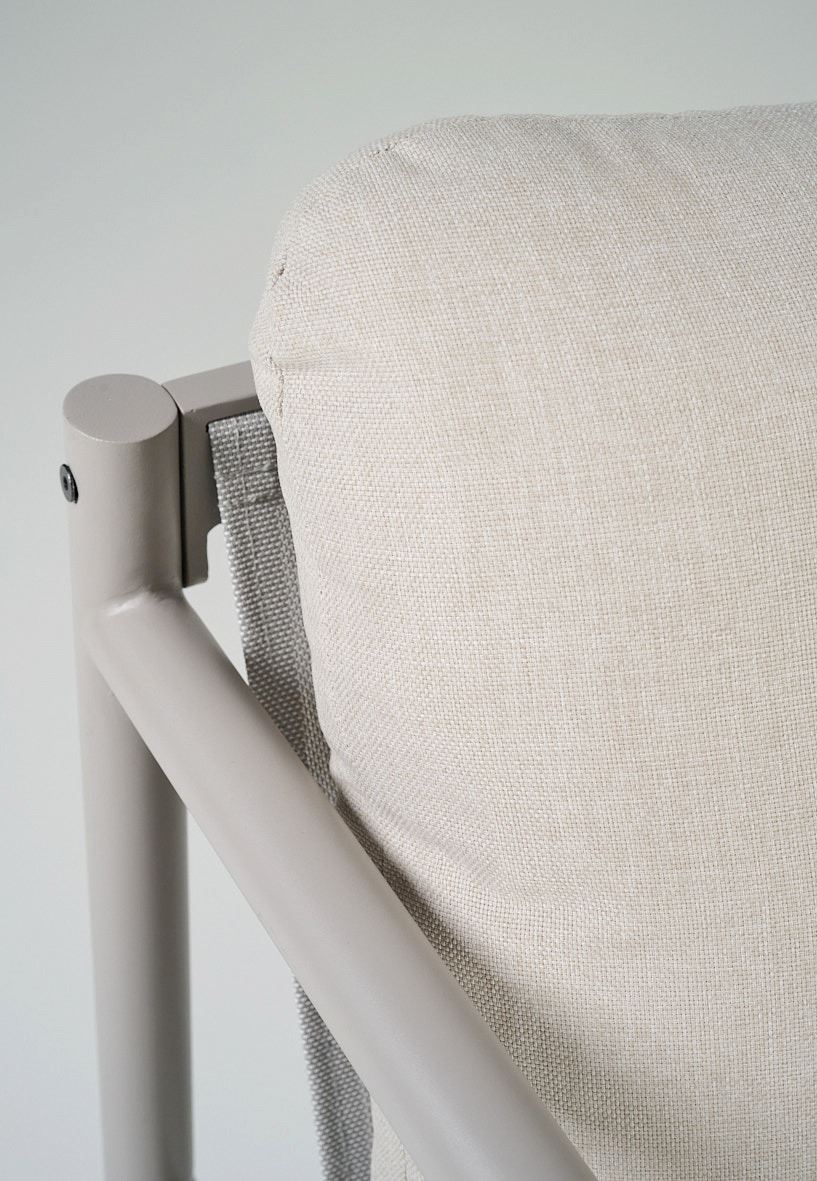 Loungestol taupe - 2