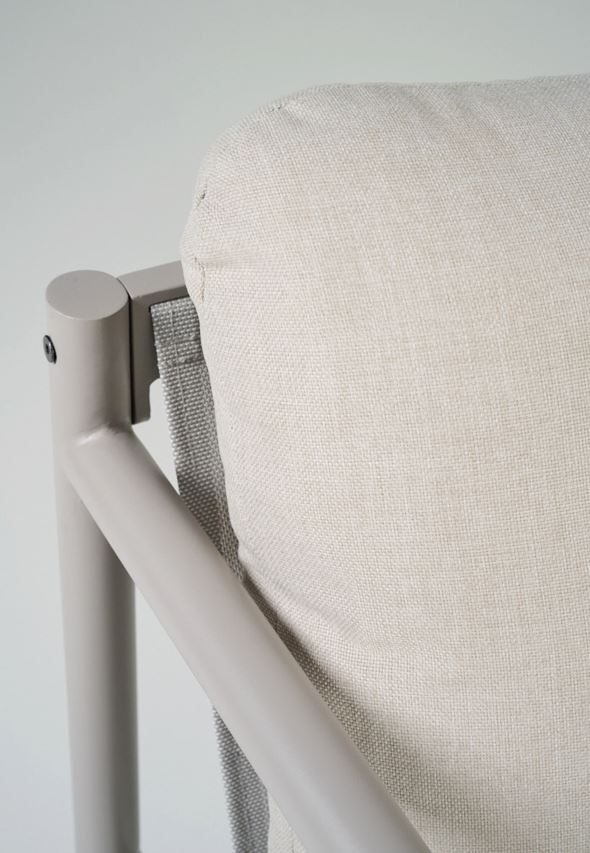 Loungestol taupe - 2