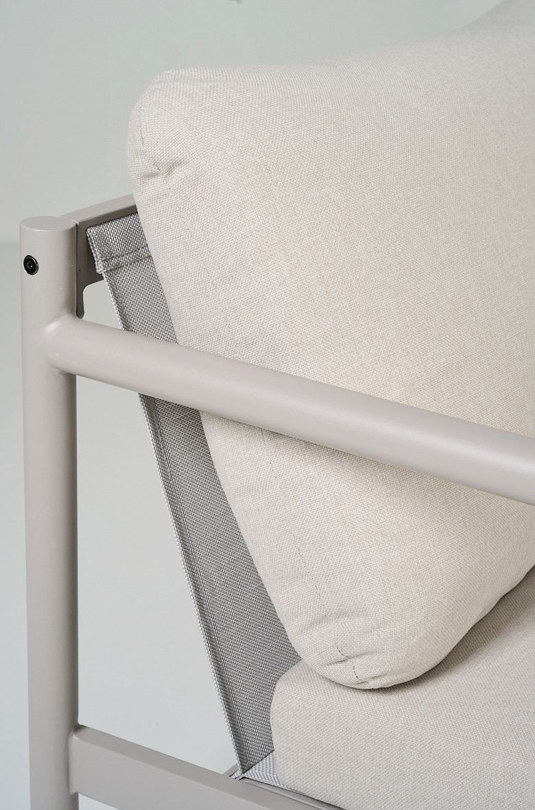 3 seter sofa taupe - 4