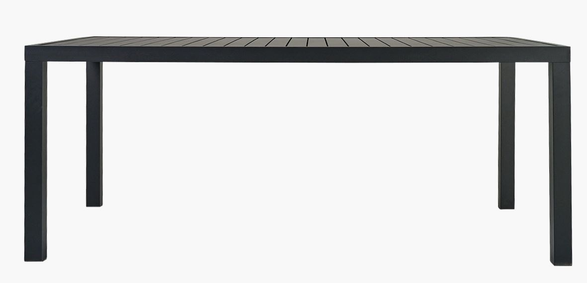 Hagebord svart - 180x90x74,5 cm svart - 1