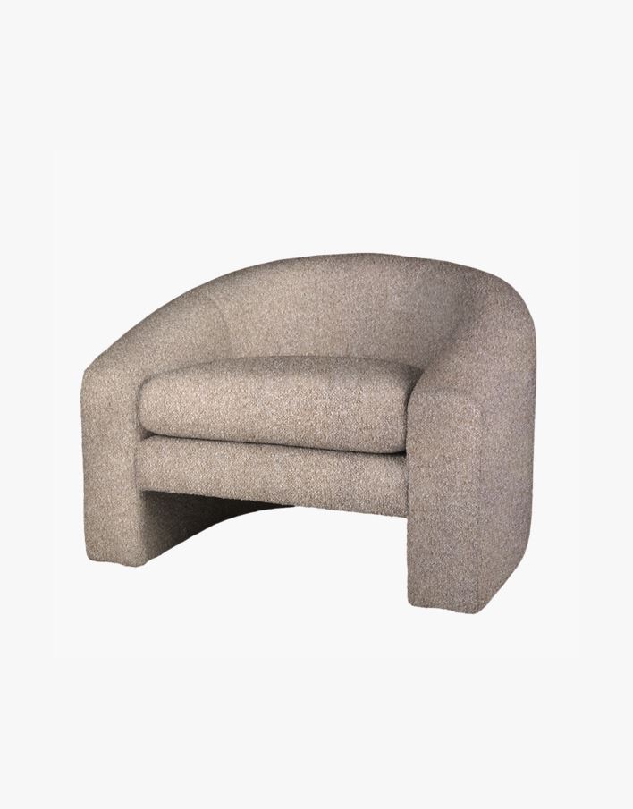 Loungestol taupe - 96x79x68 cm taupe - 1