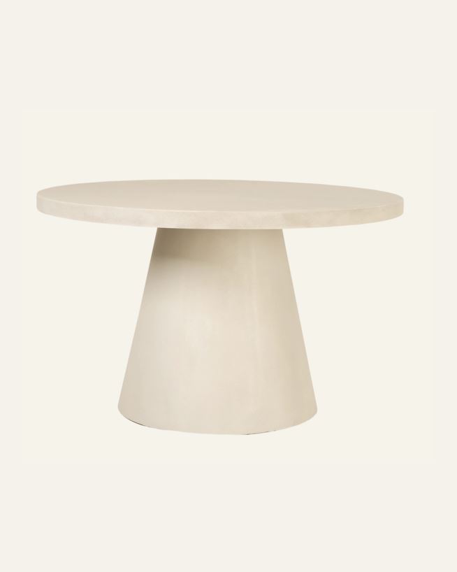 Hagebord krem - Ø125x70 cm krem - 1