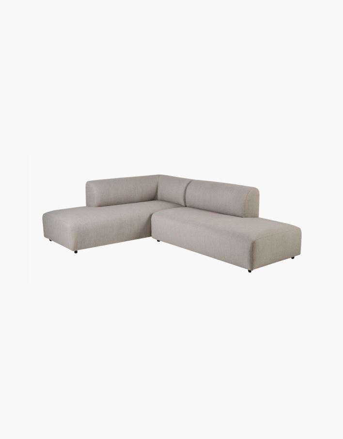 Hjørnesofa beige - 250x191,5x75 cm beige - 1