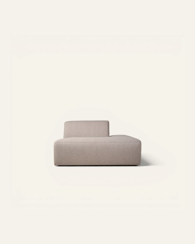 Modul åpen ende høyre beige - 134x93x73 cm beige - 1