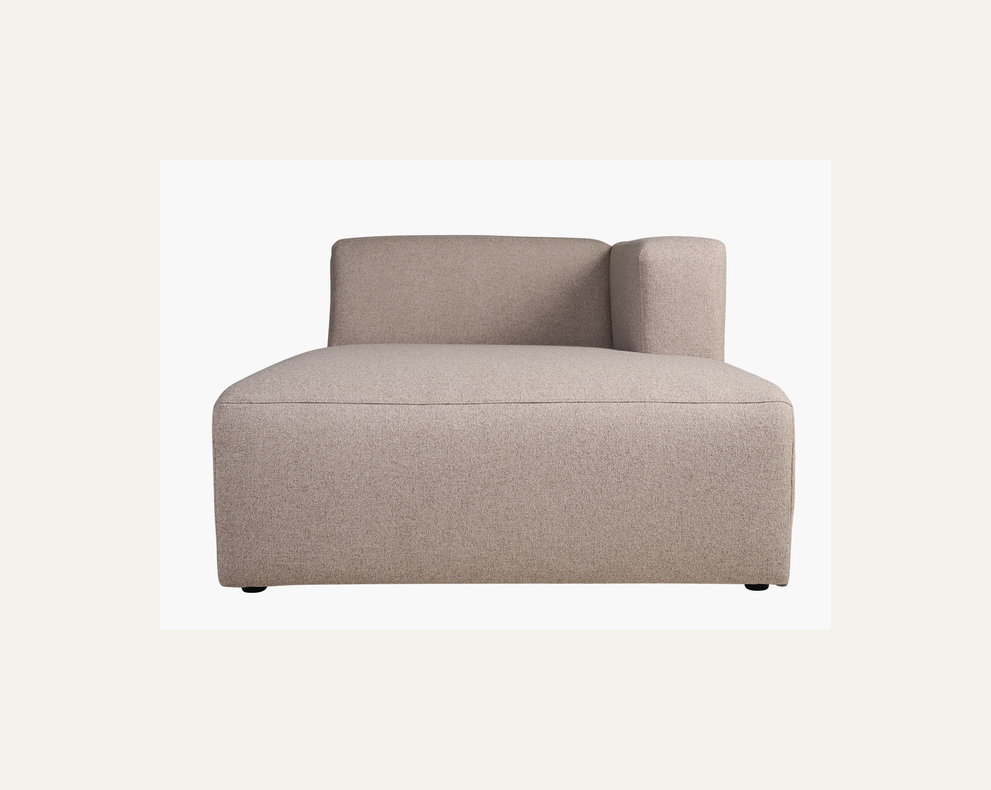Modulsofa sjeselong høyre beige - 2