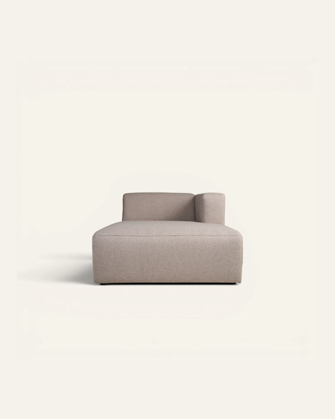 Modul sjeselong høyre beige - 154x114x73 cm beige - 1