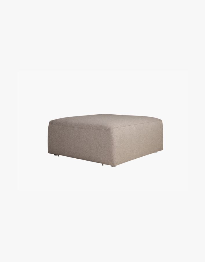Modulsofa puff beige - 93x93x44 cm beige - 1