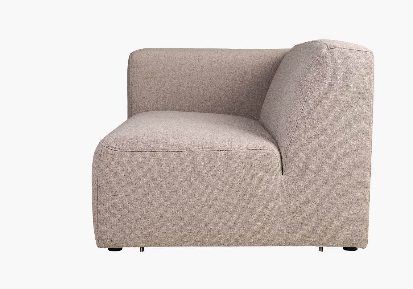 Modulsofa 1,5 seter m/armlene høyre beige - 3