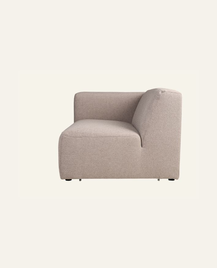 Modul 1,5 seter armlene venstre beige - 110x93x73 cm beige - 1