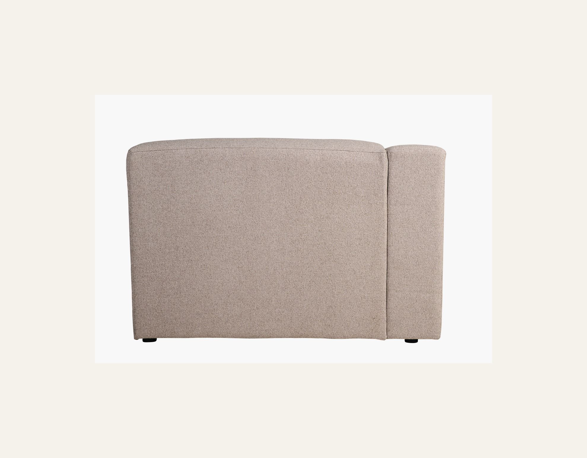 Modulsofa 1,5 seter m/armlene høyre beige - 2