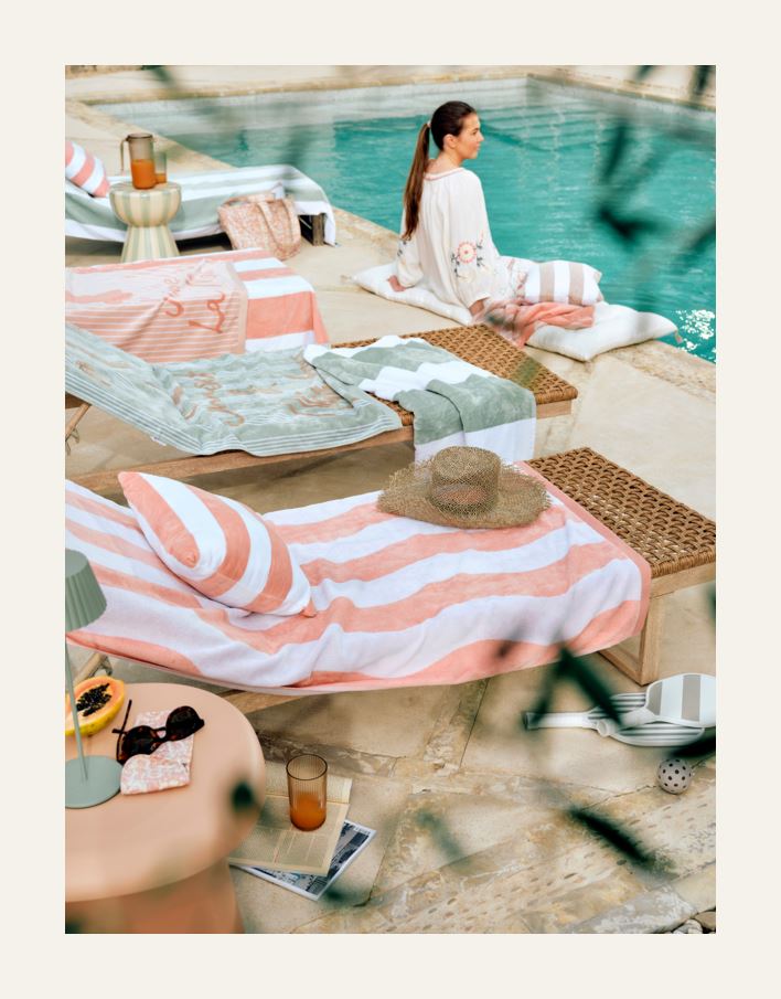 Badehåndkle multi grønn - 3