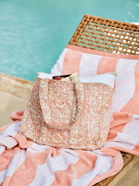 Liten tote bag multi rosa - 2