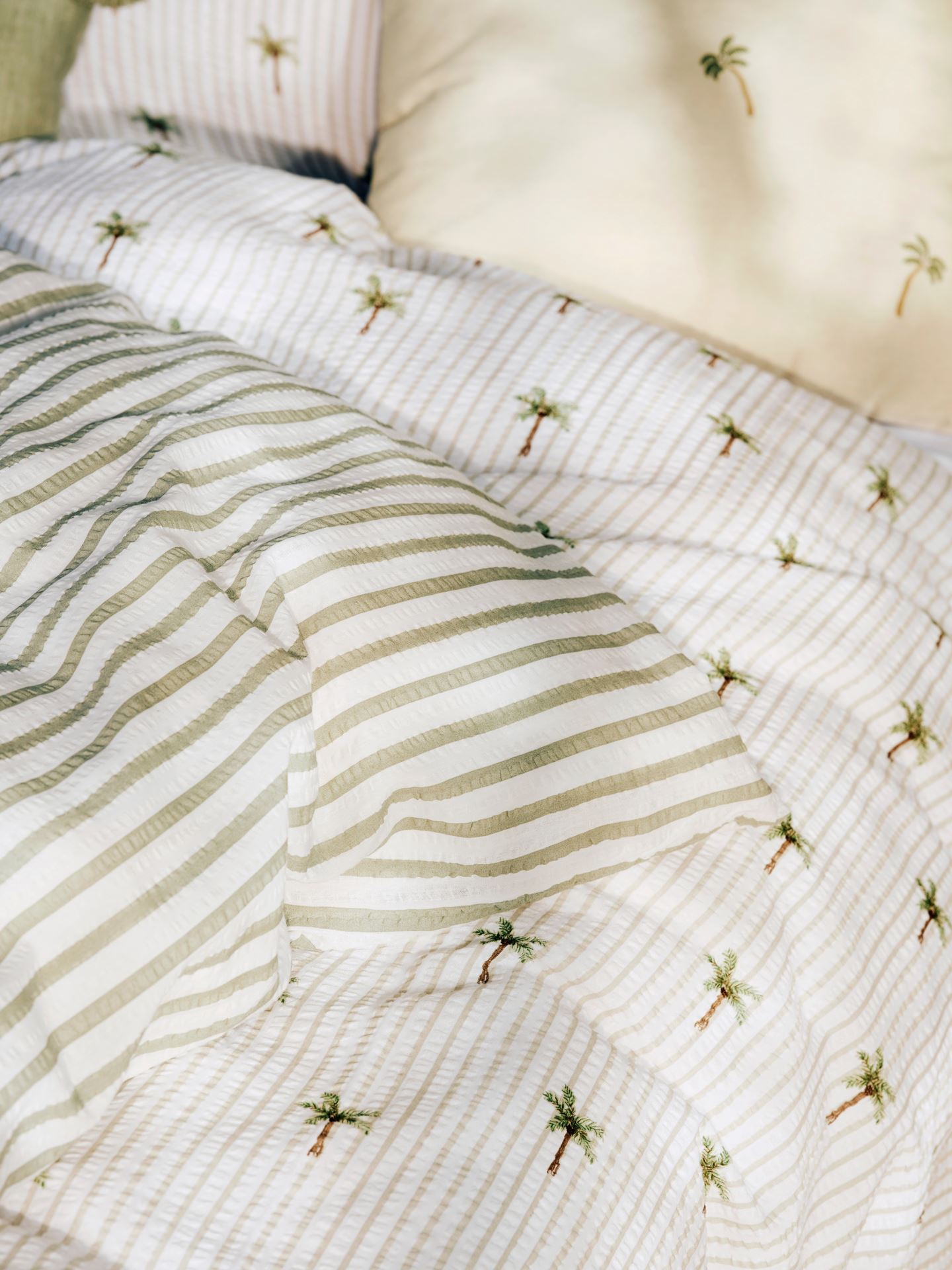 Krepp sengesett grønn - 4