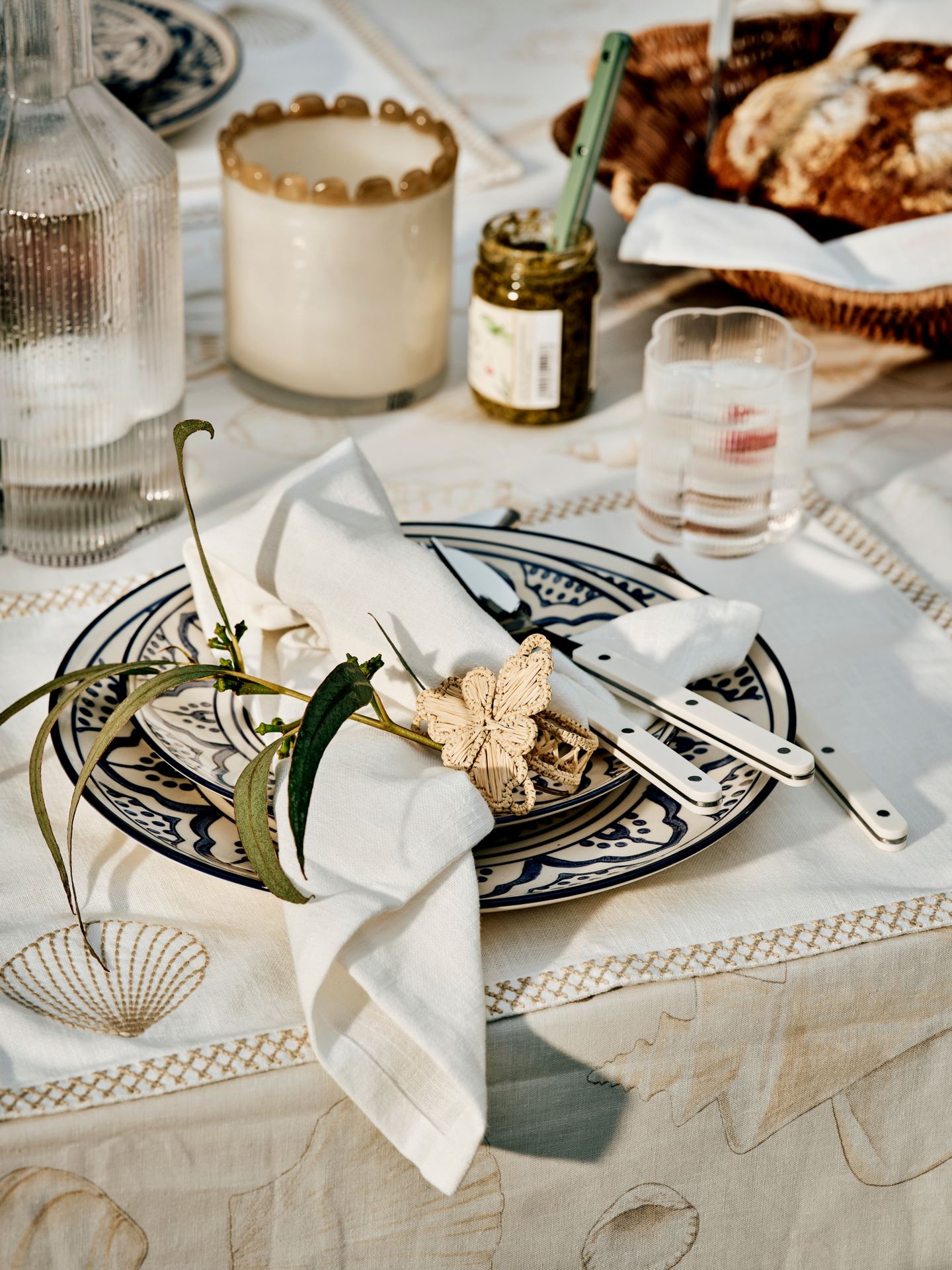 Voksduk beige - 140x250 cm beige - 1