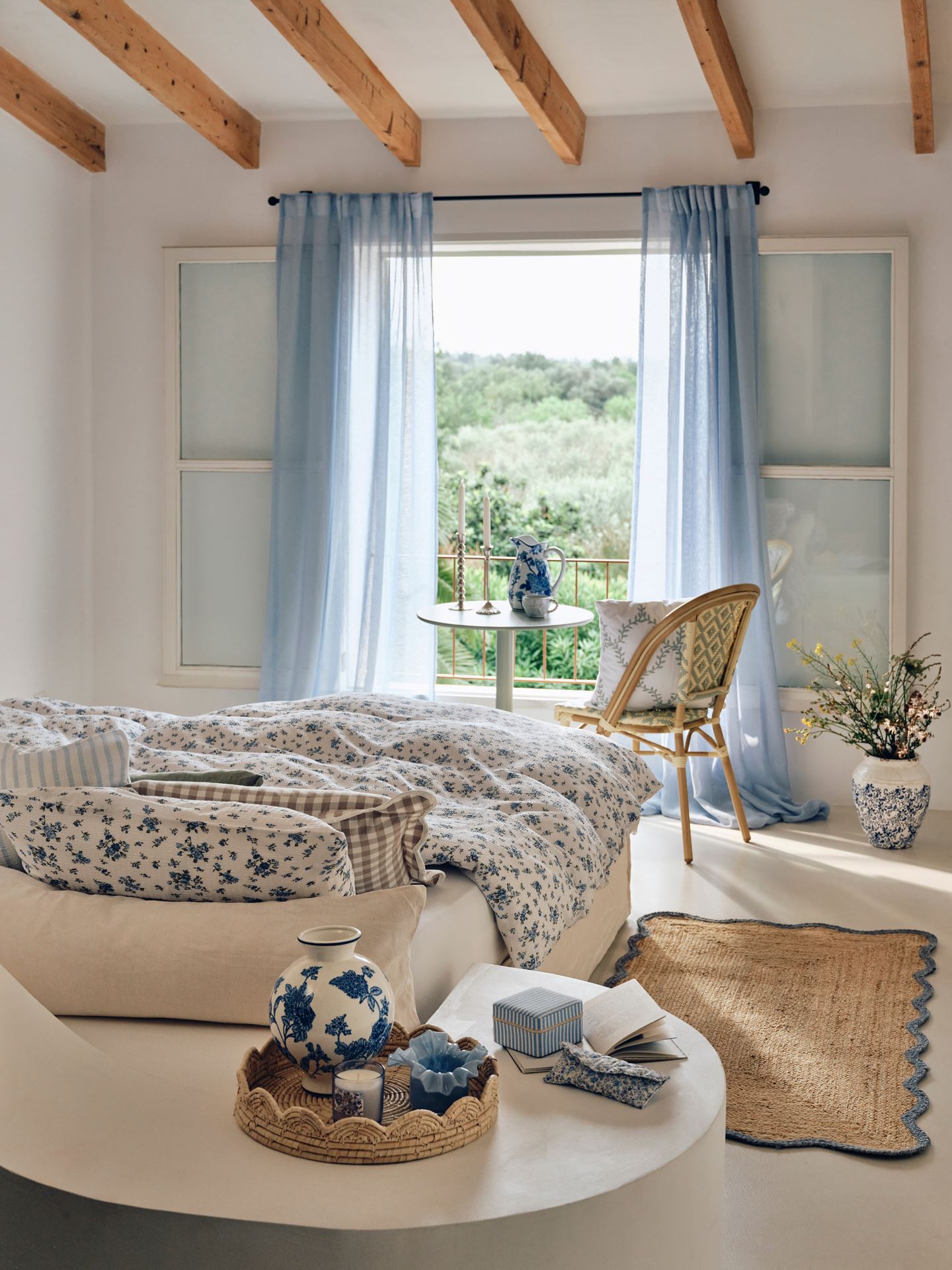 Jute teppe gråblå - 2