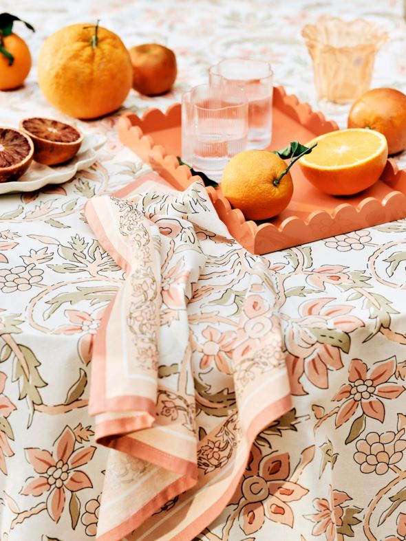 Tøyserviett aprikos - 2