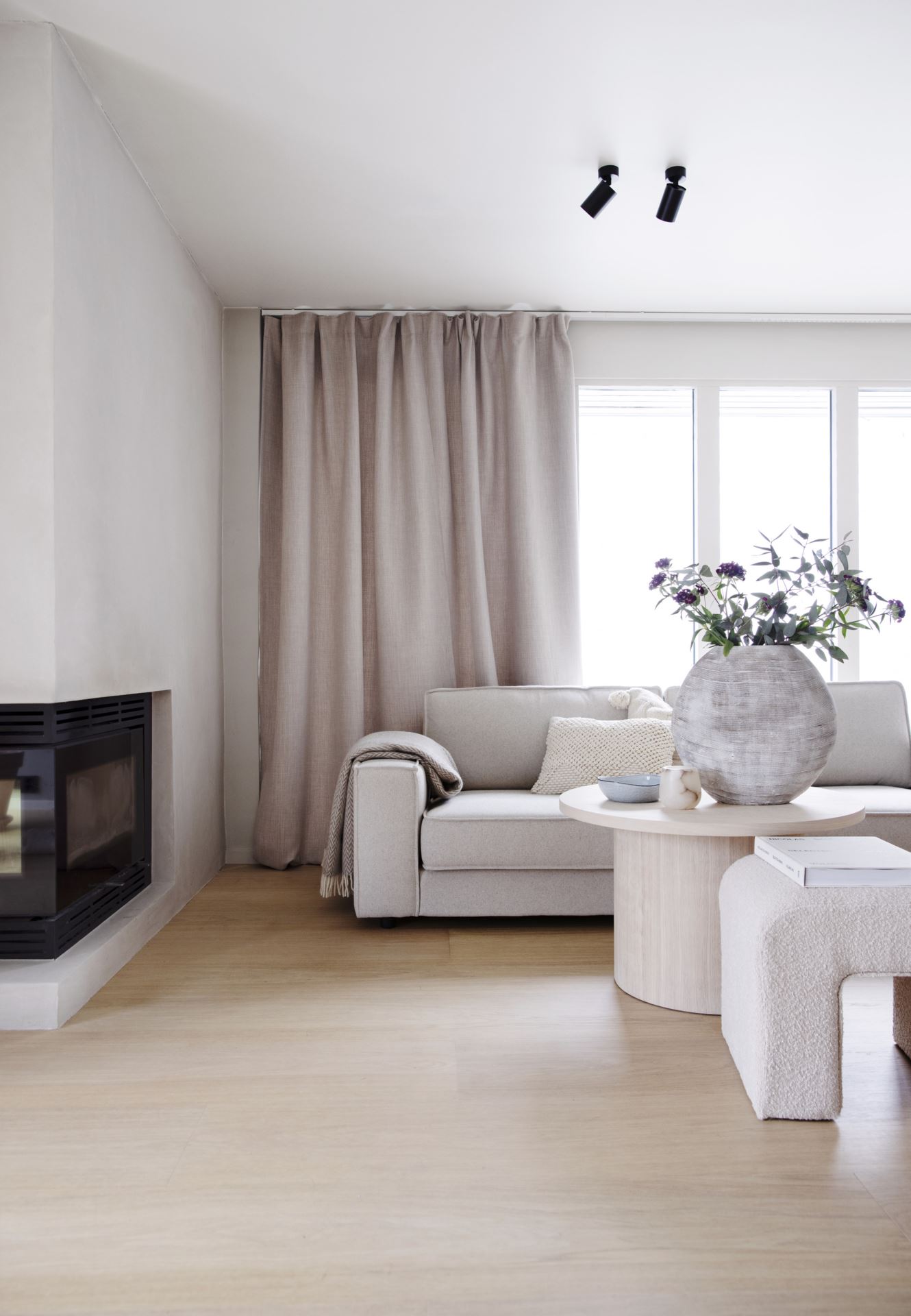 Lysdempende gardin beige - 8