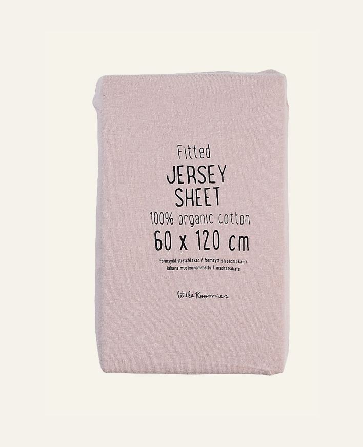 Stretchlaken lys rosa - 60x120cm lys rosa - 1