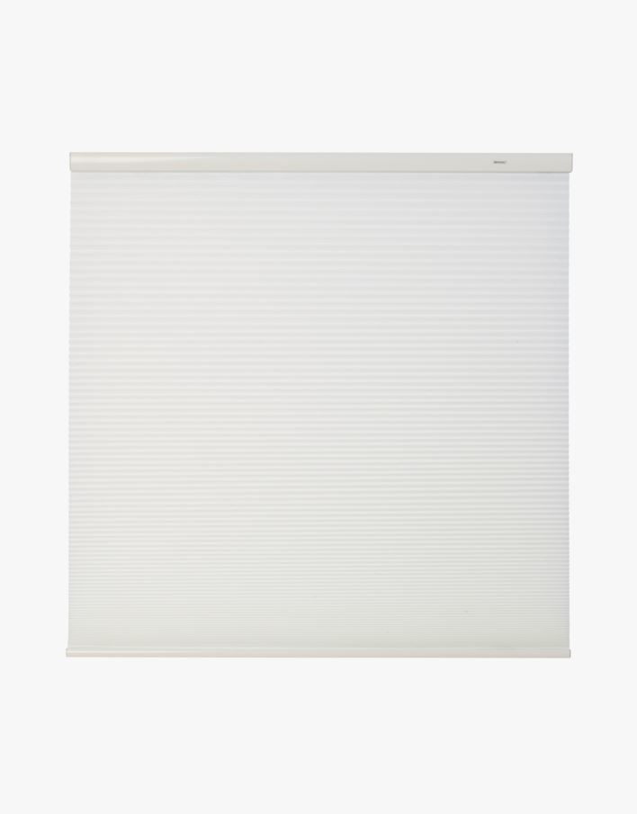 Lysfilt. dobbel plisségardin hvit - 80x210 cm hvit - 1