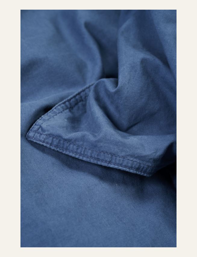Bomull sengesett denimblå - 4