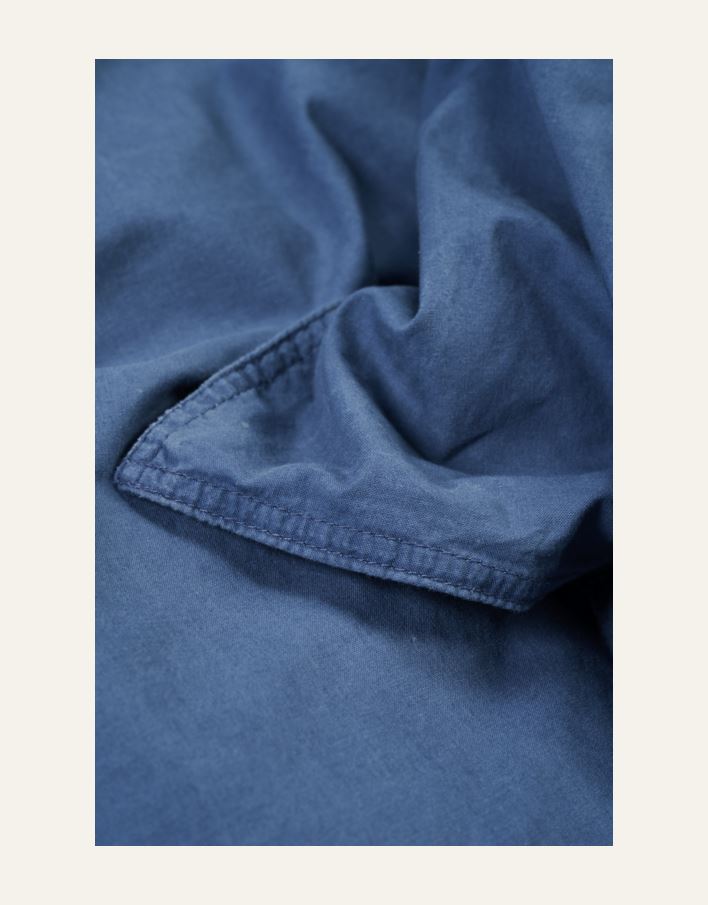 Bomull sengesett denimblå - 4
