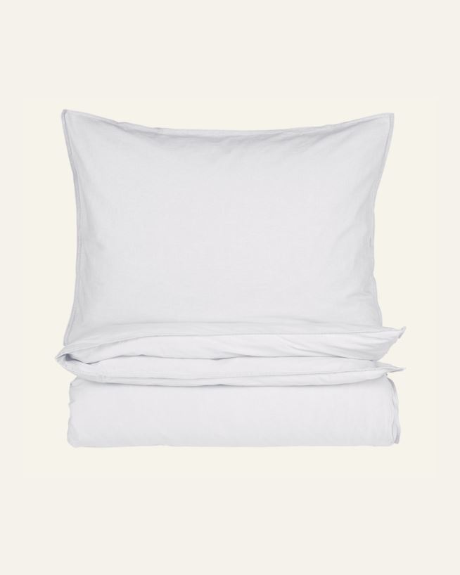 Bomull sengesett hvit - 140x200 cm/50x70 cm hvit - 1