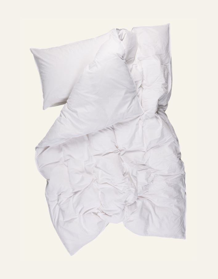 Bomull sengesett hvit - 3