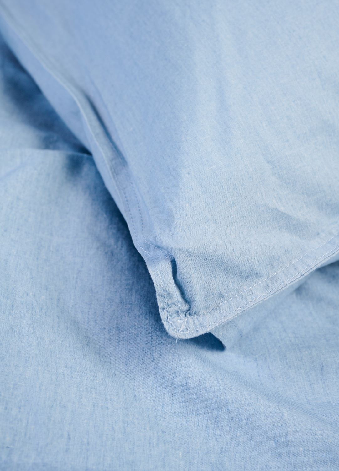 Bomull sengesett blå - 5