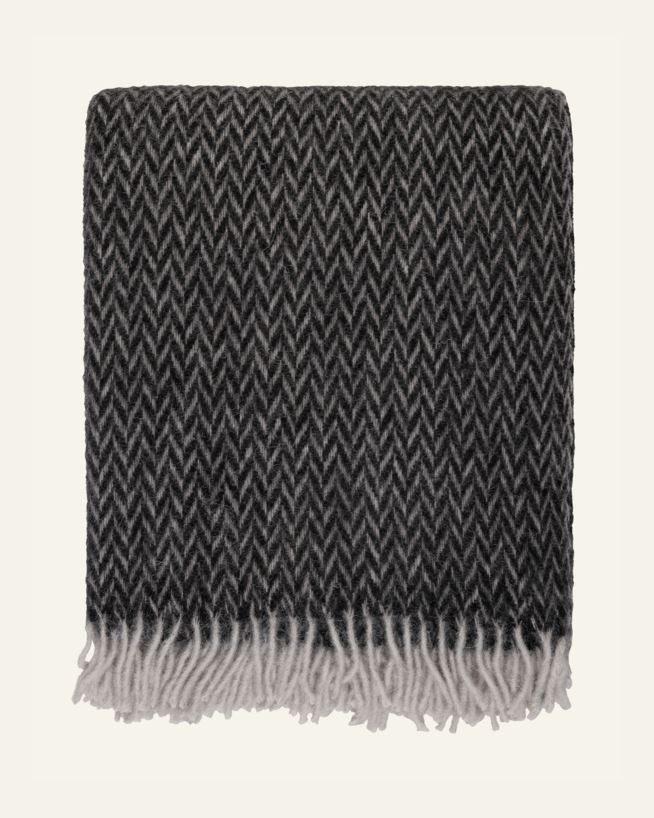 Ullpledd svart - 130x170 cm svart - 1