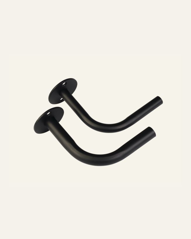 Endestykke 2pk svart - 13/16 mm svart - 1
