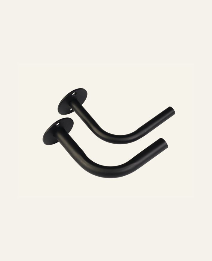 Endestykke 2pk svart - 13/16 mm svart - 1