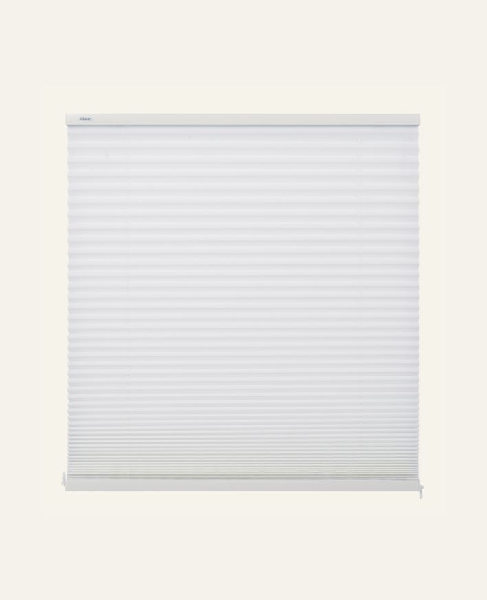 Lysfiltrerende plisségardin hvit - 140x160 cm hvit - 1