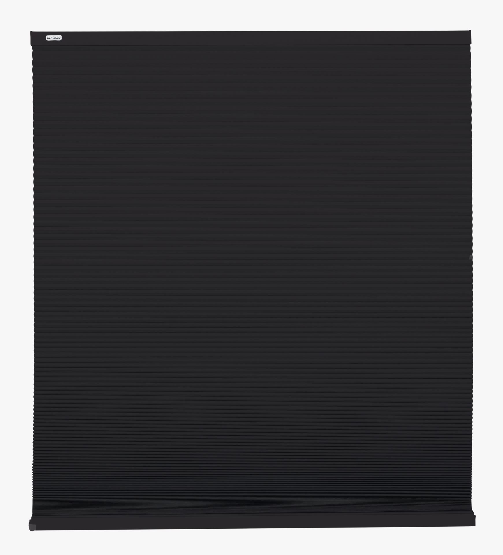 Lysfiltrerende plisségardin svart - 140x160 cm svart - 1