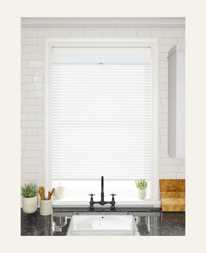 Basic opp&ned dobbel plisségardin 25mm multi - 25 mm multi - 1