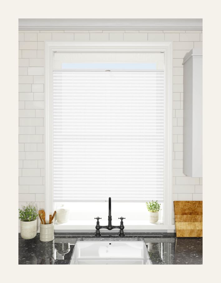 Premium opp&ned enkel plisségardin 25mm multi - 4